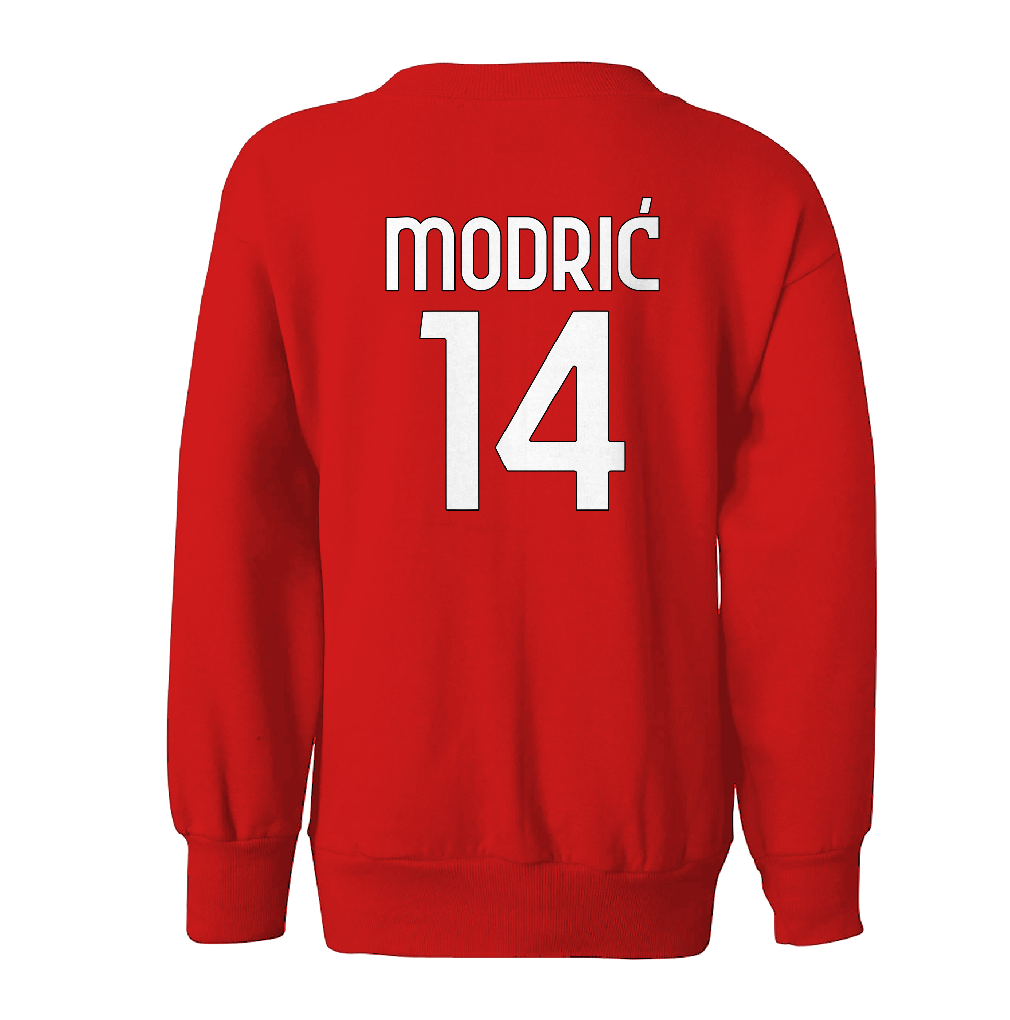Modric #14 Legend - Milan Soccer Jersey Style Youth Crewneck Sweatshirt - Picture 6 of 8