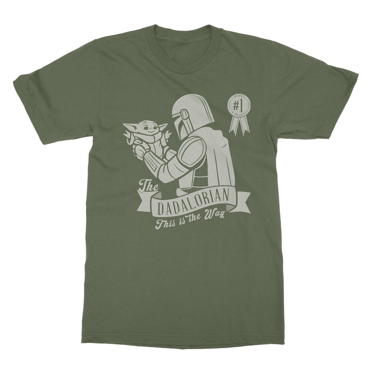 The Dadalorian – #1 Dad in the Galaxy Father’s Day Unisex T-Shirt