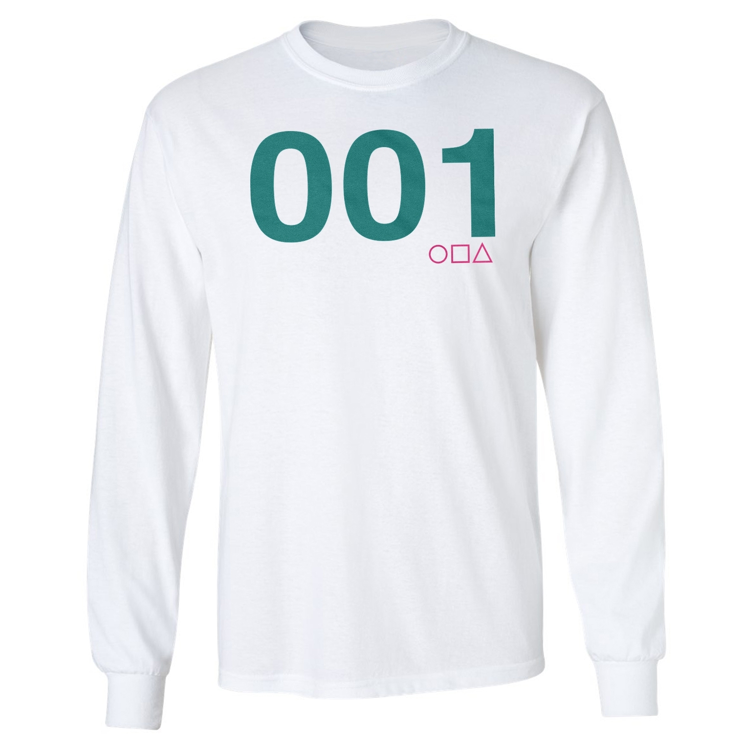Squid Cosplay Player Costume Casual Tee Party Wear Long Sleeve Tshirt