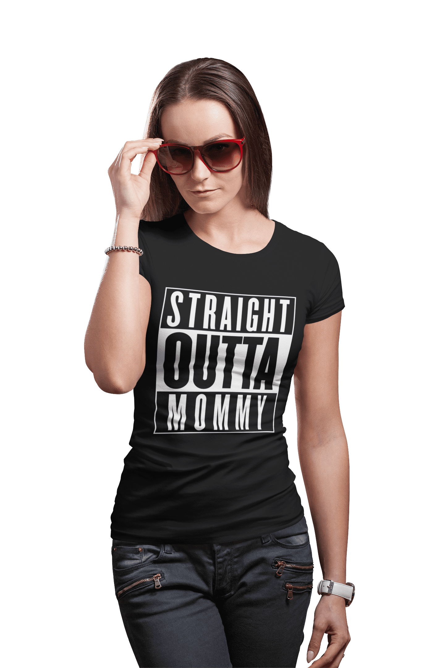 kaos straight outta mommy
