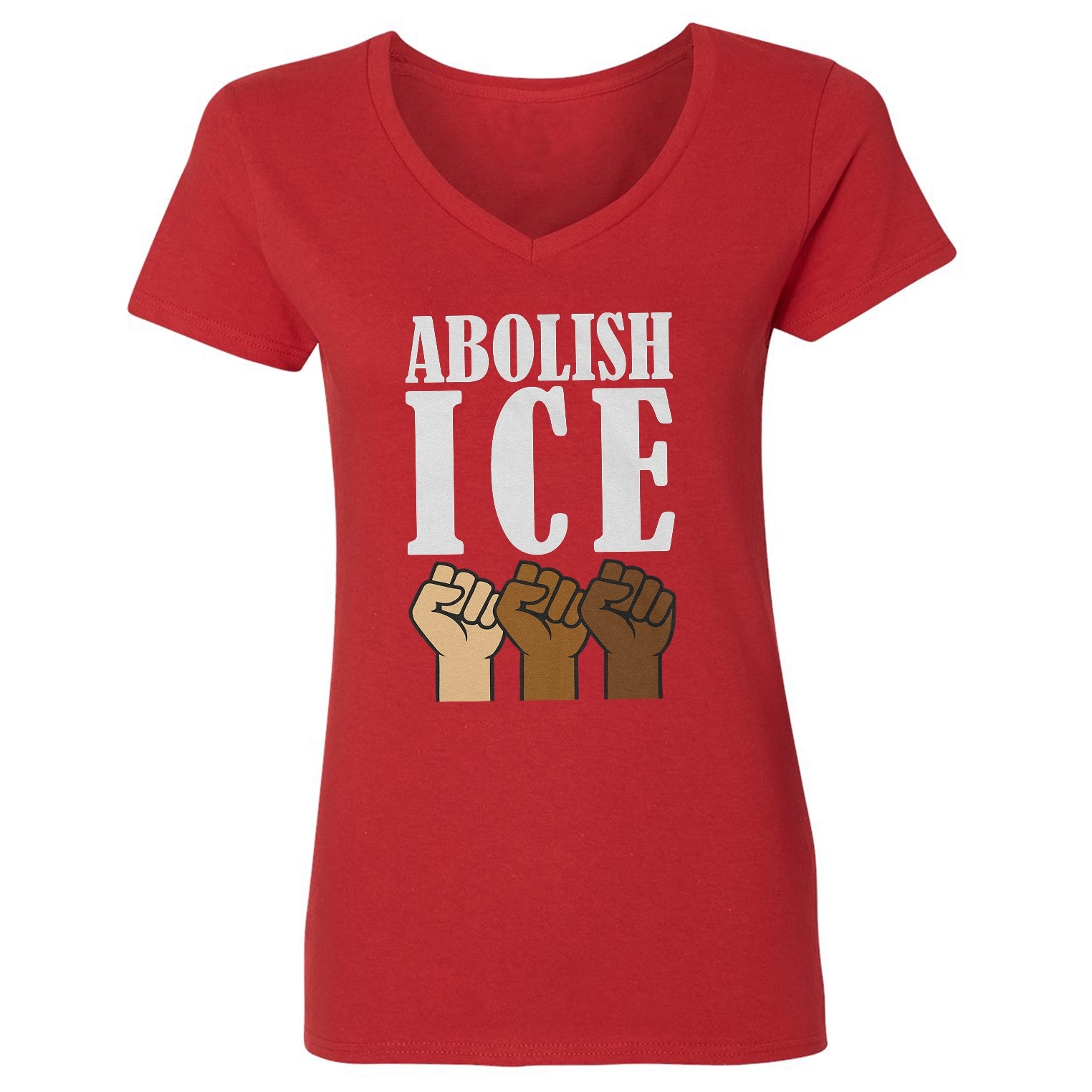 T-Shirt Donna Protest Day - 100% Cotone Con Stampa Tropicale 'Oh La Aloha'
