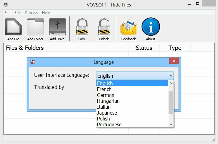 VovSoft Hide Files 9.7 Multilingual