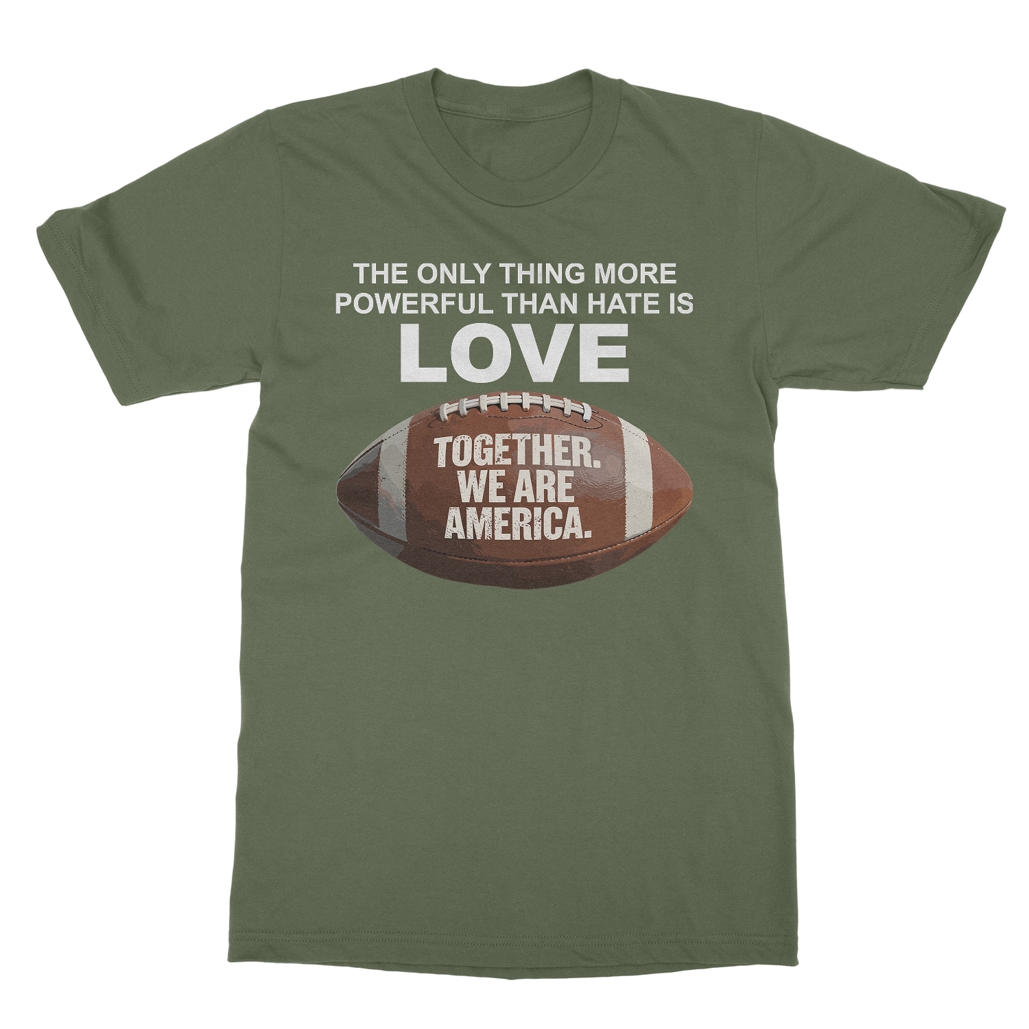 Love is More Powerful Than Hate – Benito Style Theme Unisex T-Shirt