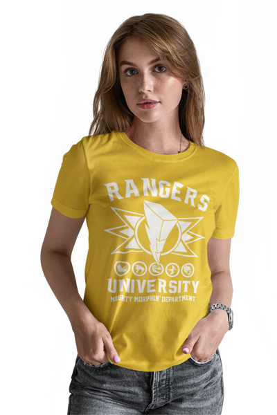 kaos rangers university yellow ranger mmpr