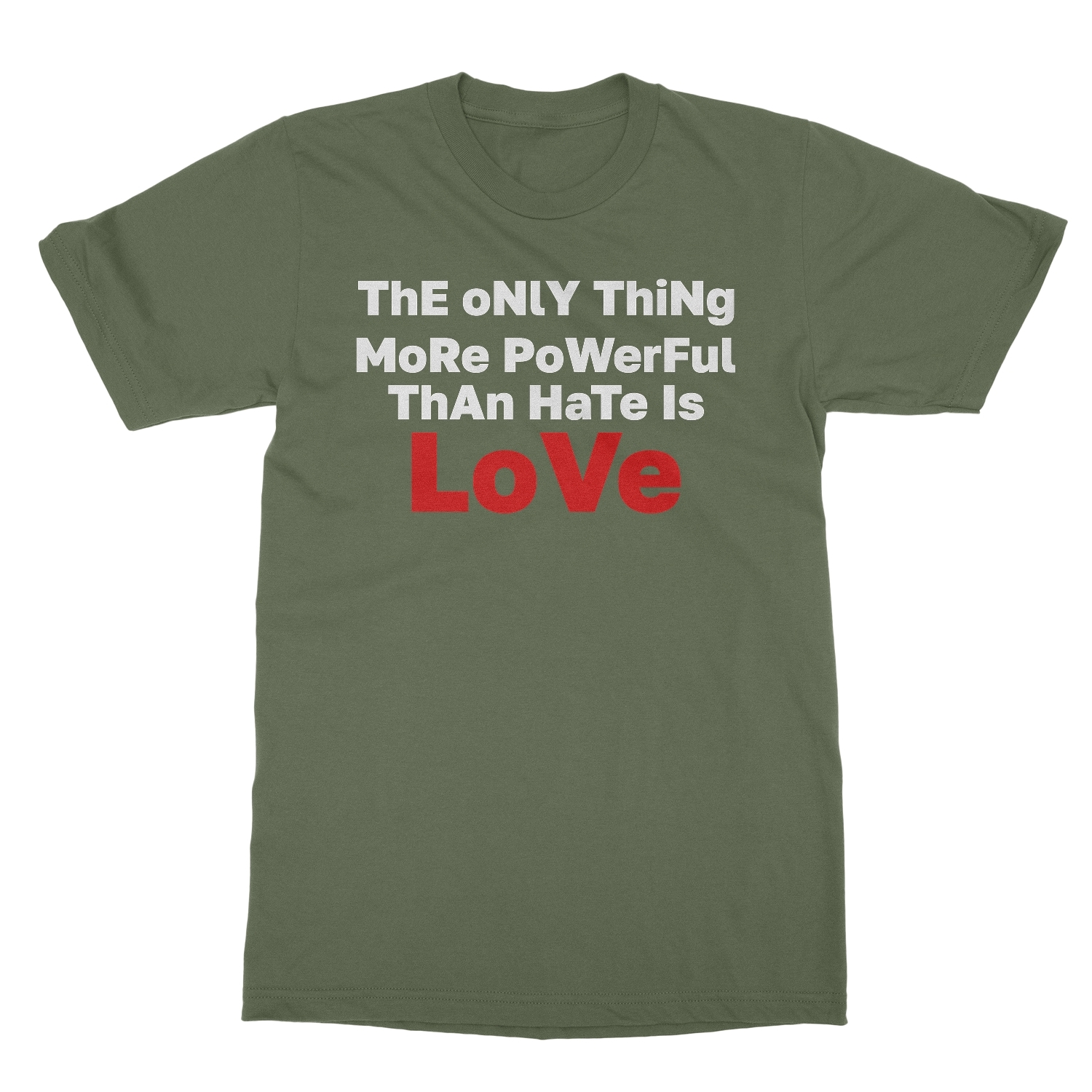 Love is More Powerful Than Hate – Benito Style Theme Unisex T-Shirt