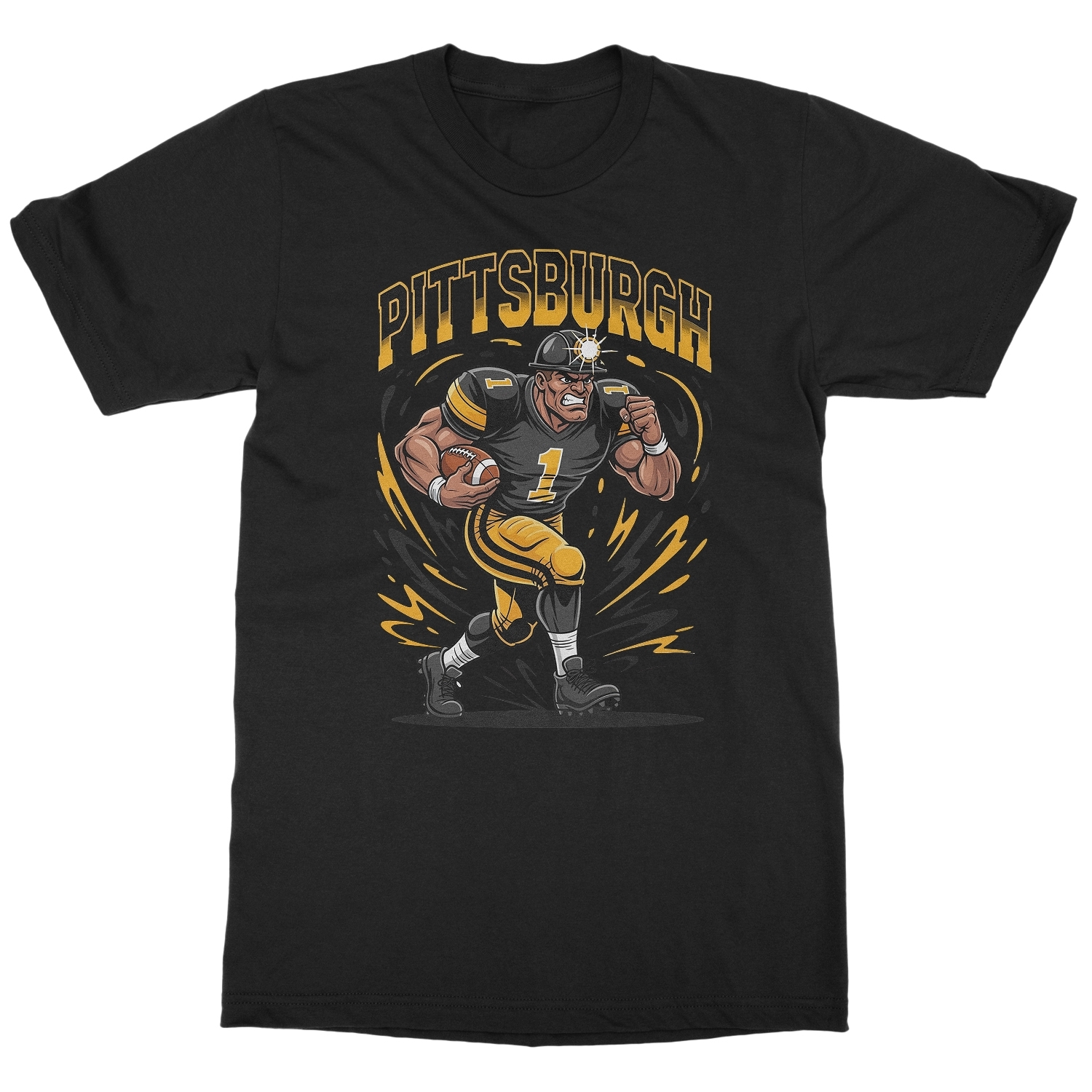 Pittsburgh Coal Miner Animated Tribute – Fan Unisex T-Shirt