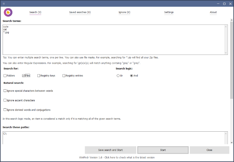WinFindr V1.9.0.75 Portable – (3 MB) WinFindr V1.9.0.75 Portable – (3 MB)