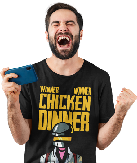 kaos winner winner chicken dinner