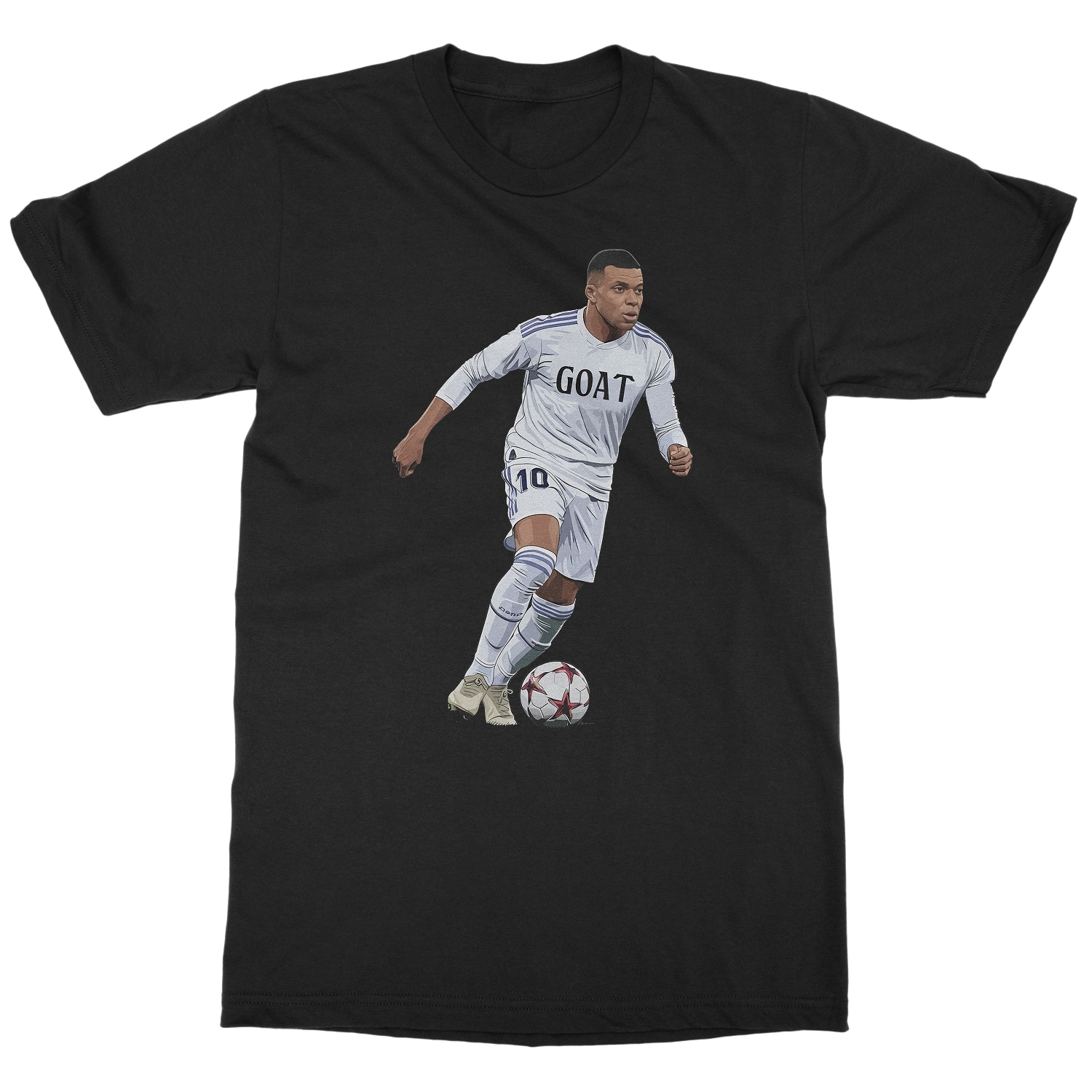 Mbappe Goat Inspired Design – Madrid 10 Tribute Unisex T-Shirt