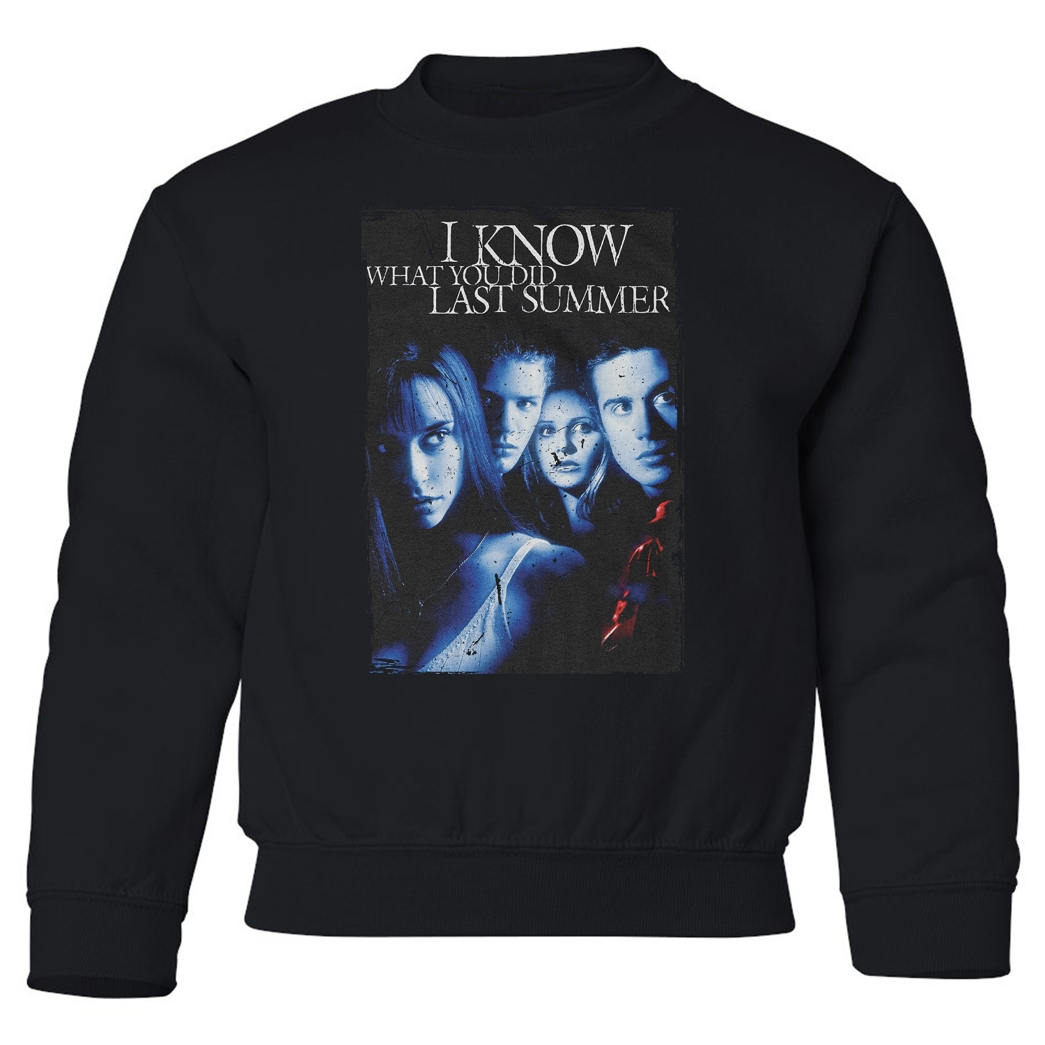 I Know What You Did Last Summer - Cool Summer Youth Crewneck Sweatshirt - Picture 2 of 2