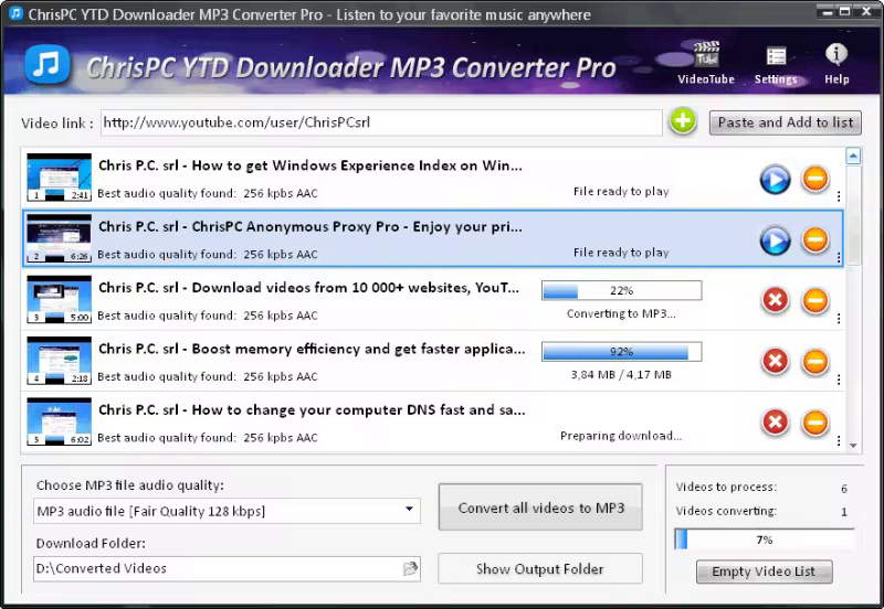 ChrisPC YTD Downloader MP3 Converter Pro 6.26.0429 Multilingual