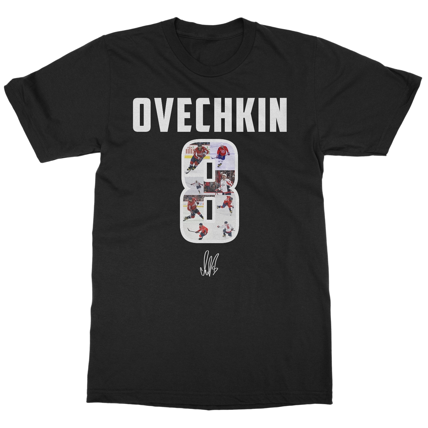 Ovechkin Inspired 8 Collage – Washington Tribute Unisex T-Shirt