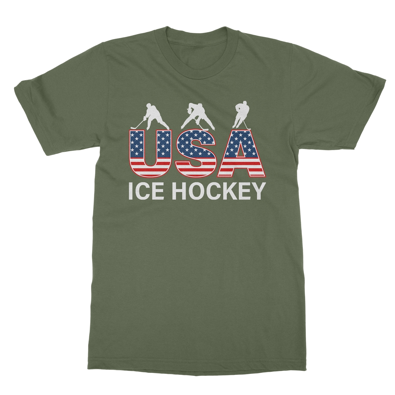 Usa Winter Sports – Ice Hockey Team Tribute Unisex T-Shirt