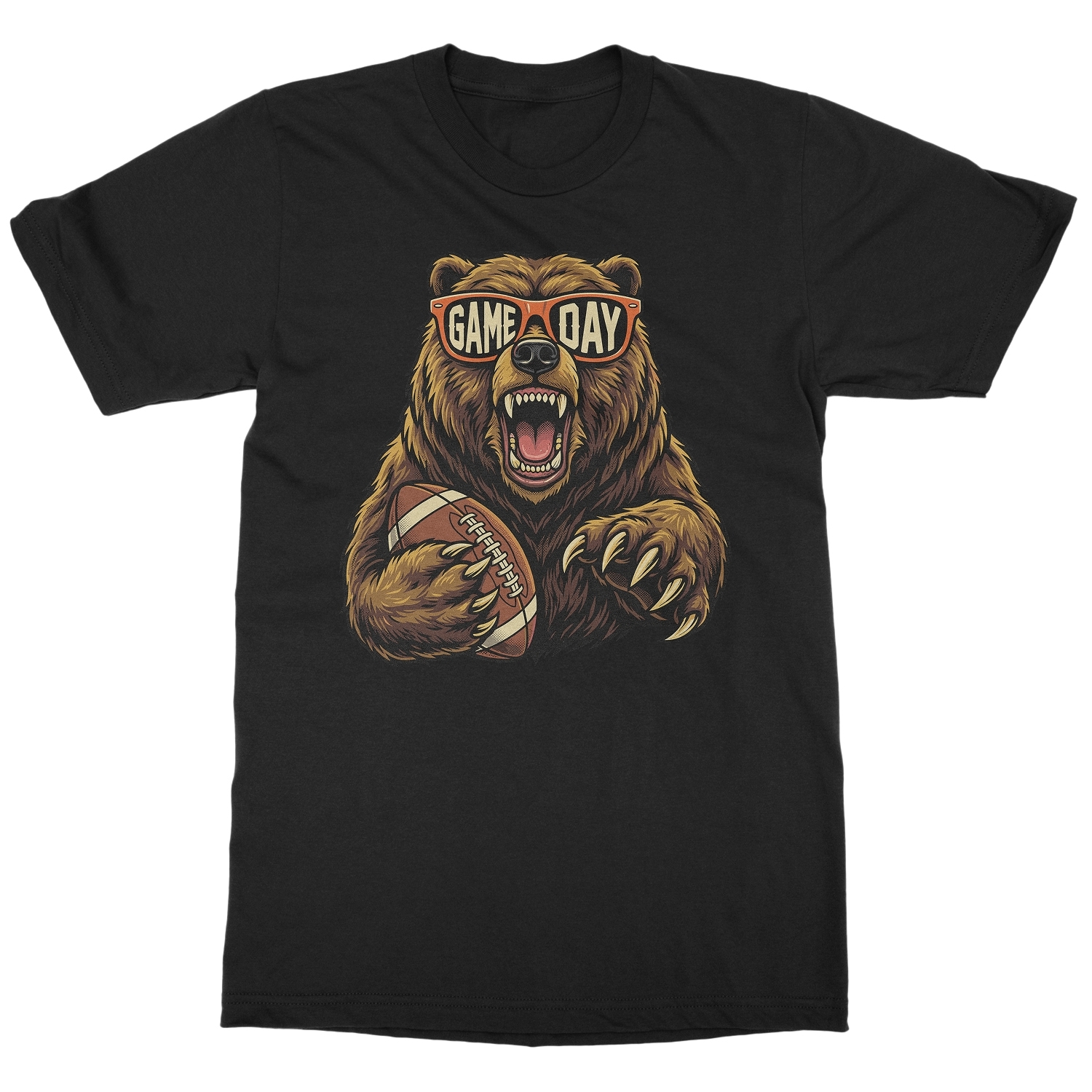 Game Day Sunglasses Bear Inspired Design Chicago Fans Unisex T-Shirt