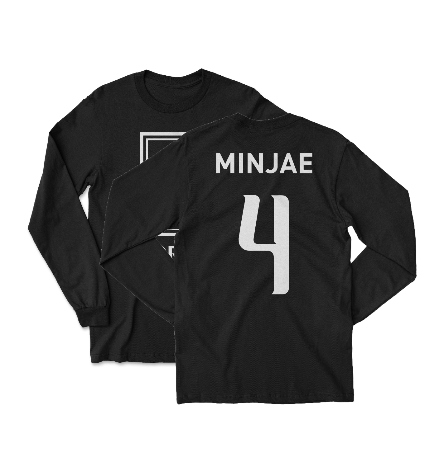 South Korea 4 Tribute 2026 Minjae Graphic 2 Sided Long Sleeve T-Shirt