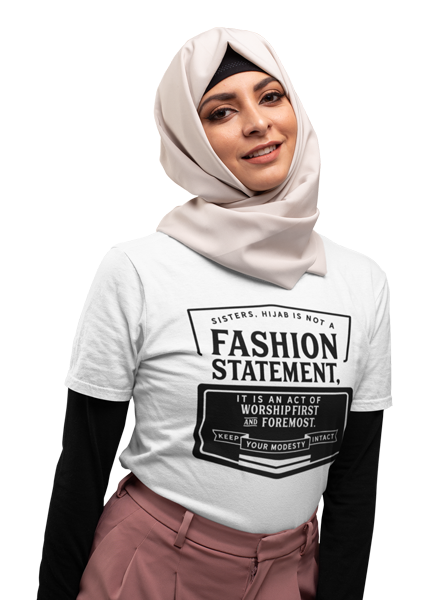 kaos hijab Is not fashion statement