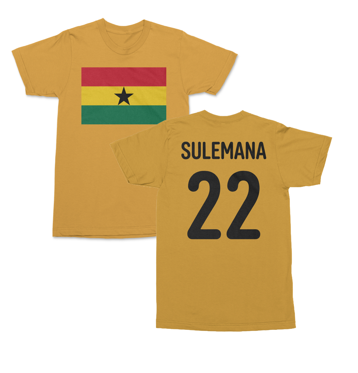 Ghana Pride Sulemana 22 Two-Sided Jersey Style Unisex T-Shirt