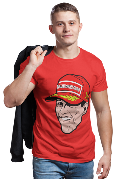 kaos michael schumacher face