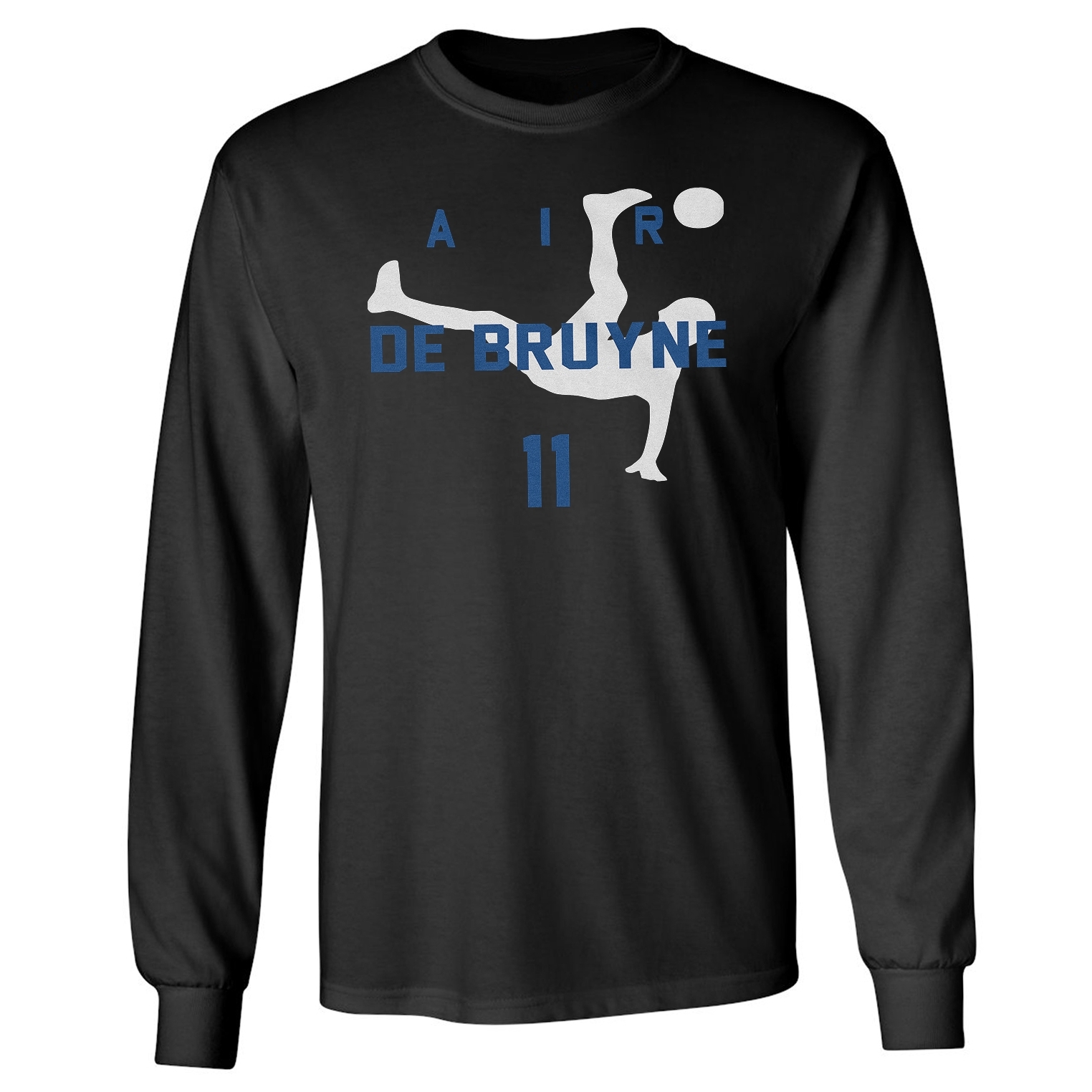Air De Bruyne 11 Inspired – Napoli Fans Tribute Long Sleeve Tshirt