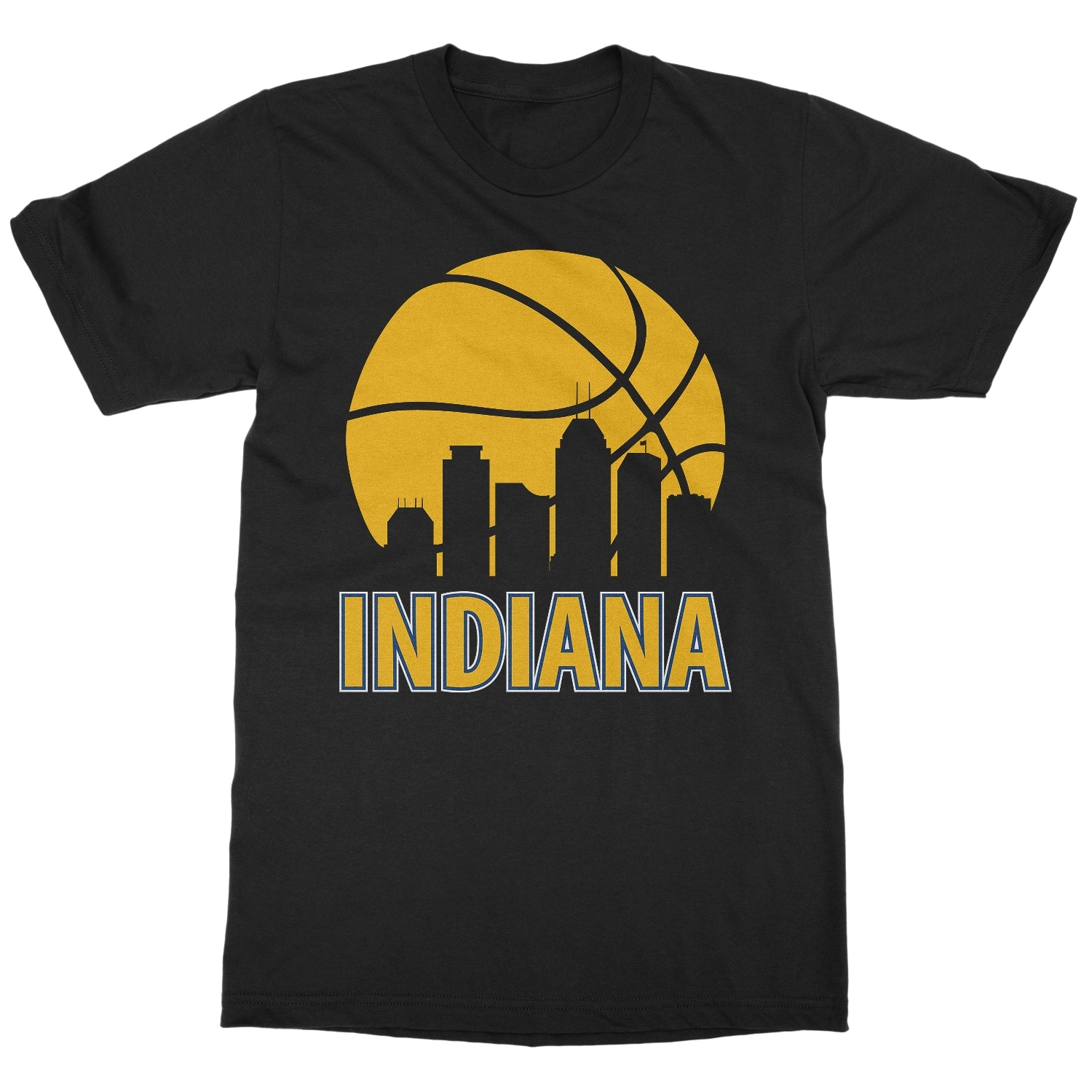 Indiana Ball City Background – Custom Design for Fans Unisex T-Shirt