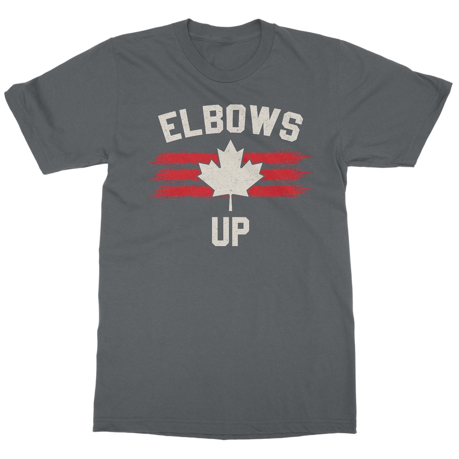 Elbows Up Canada Canadian Maple Leaf - Dominion Day Unisex T-Shirt - Picture 3 of 3