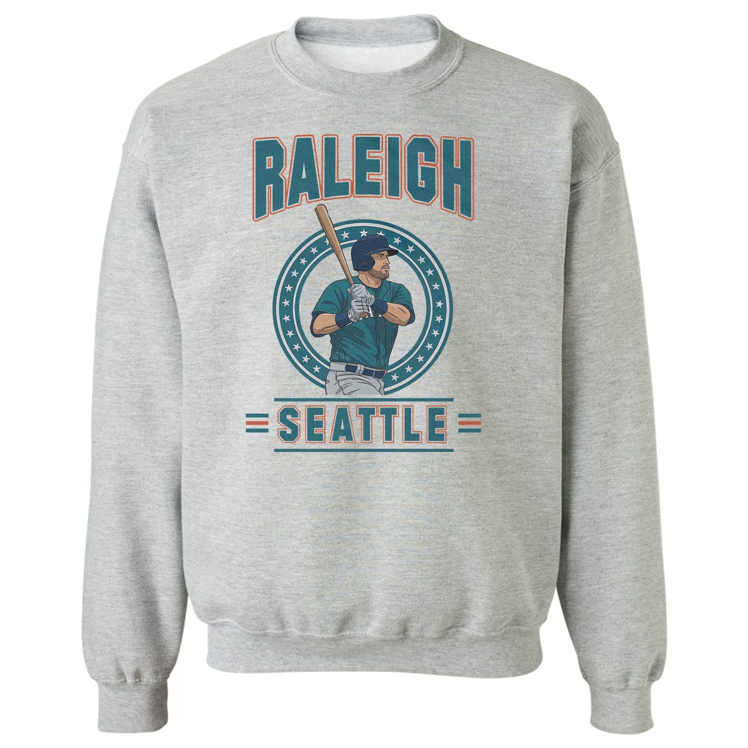 Kal Raleigh-Inspired Graphic - Seattle Sports Fans Unisex Crewneck ...