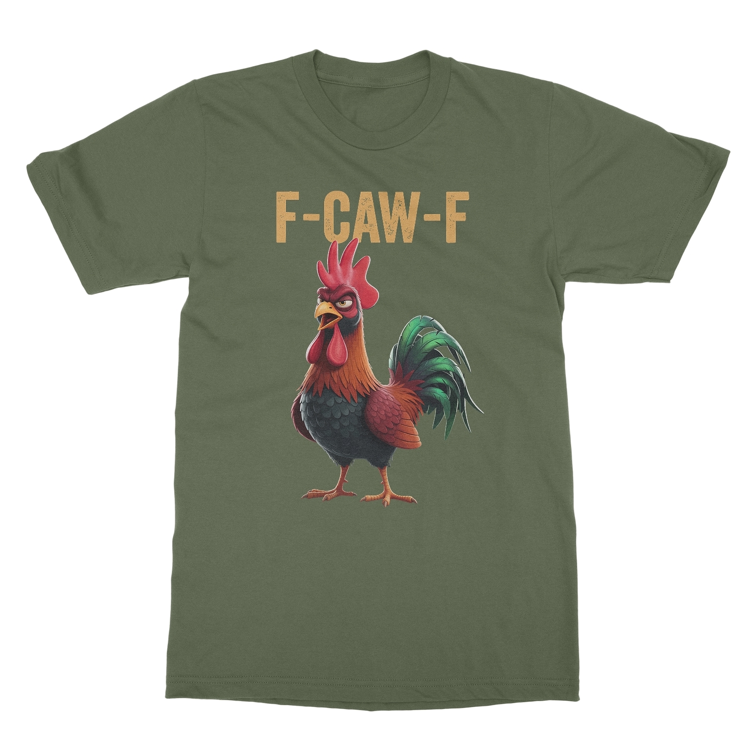 F-Caw-F Funny Chicken Meme Humor Rooster Unisex T-Shirt