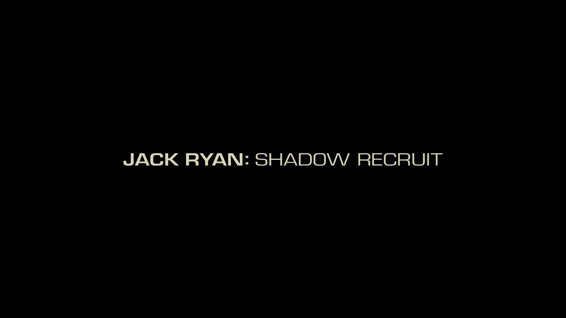 Review: Jack Ryan Shadow Recruit (4K) - The Based Update