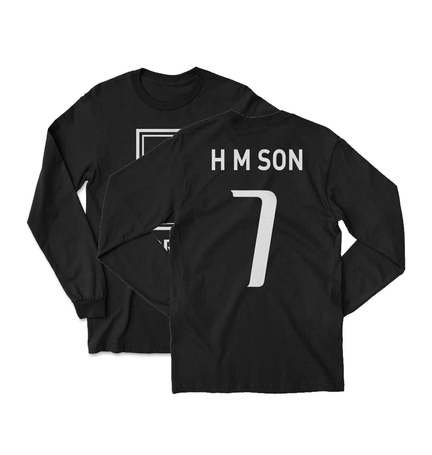 South Korea 7 Tribute 2026 Son Graphic 2 Sided Long Sleeve T-Shirt