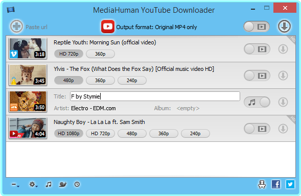 MediaHuman YouTube Downloader v3.9.17.0 x32 Repack & Portable by DodaKaedr – (67 MB)