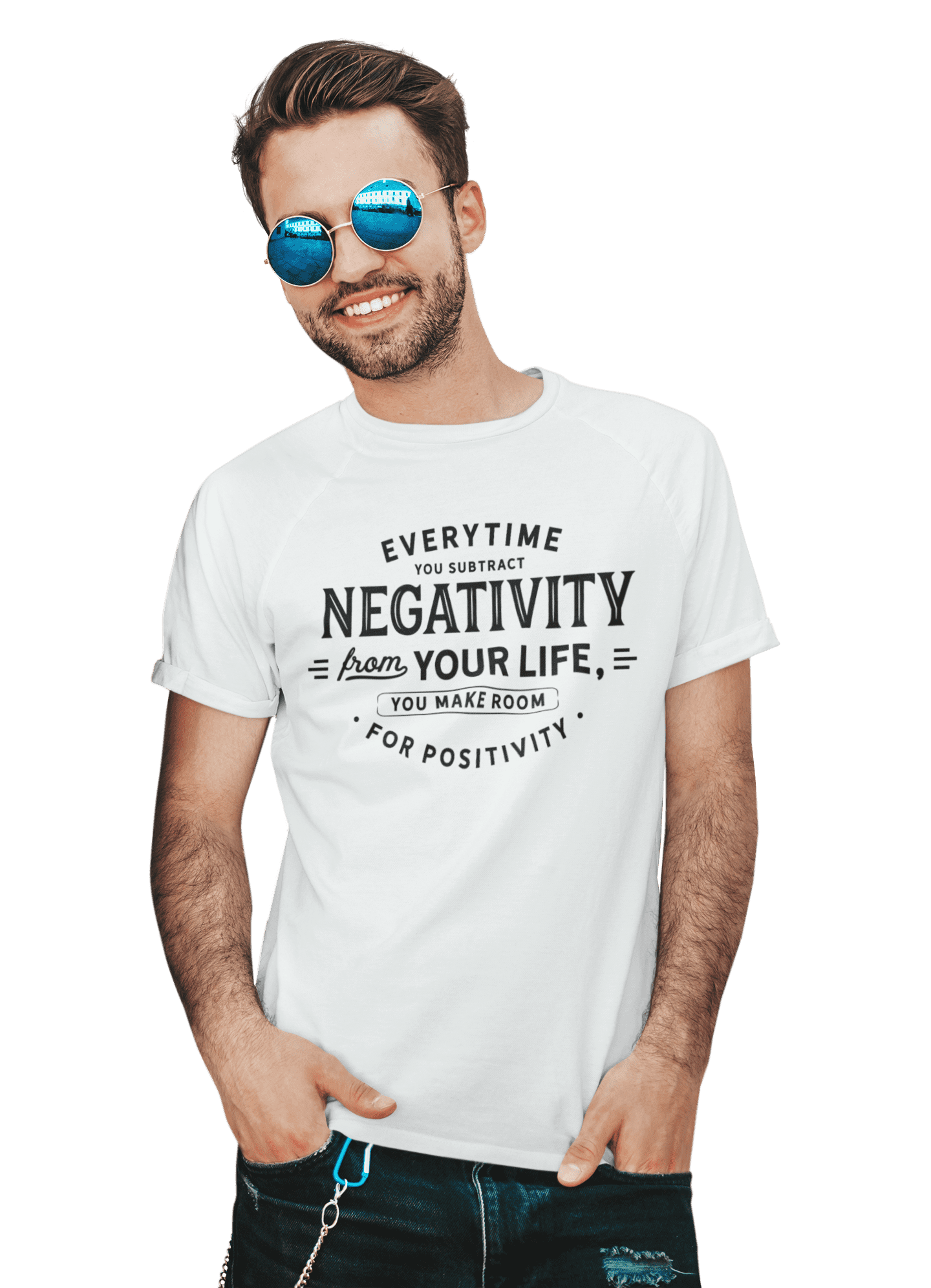 kaos substract negativity make room for positivity