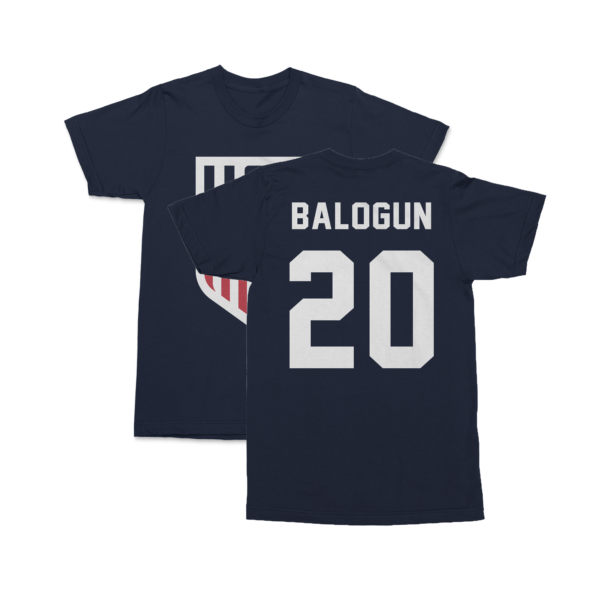 Balogun Inspired 20 – USA Tribute 2 Side Soccer Unisex T-Shirt