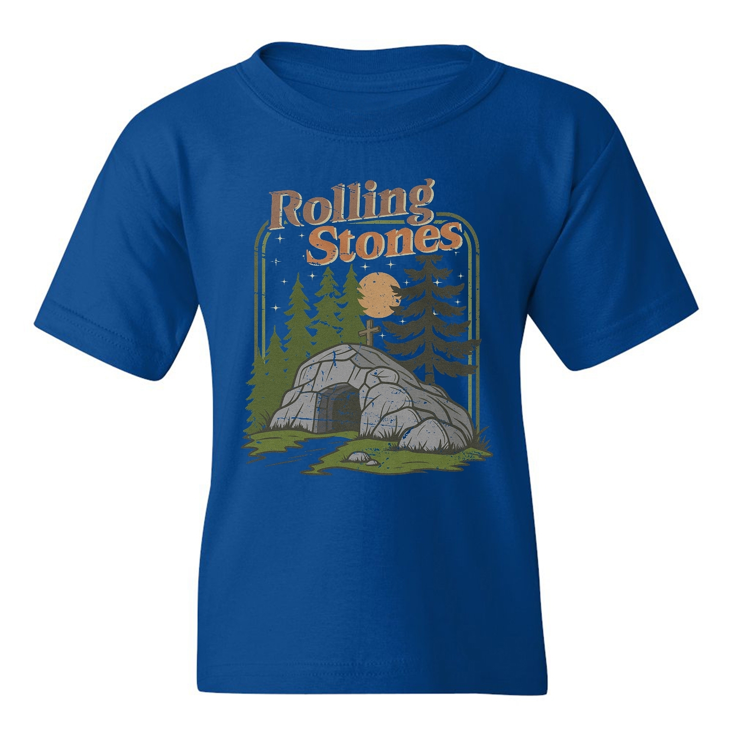 The Stone Was Rolled Away - He Is Alive Easter Youth Unisex T-shirt - Picture 11 of 13