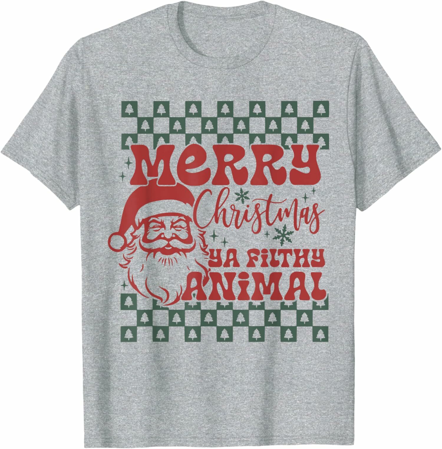 Merry Christmas Animal Filthy Ya Xmas Pajama Holiday Unisex T-Shirt