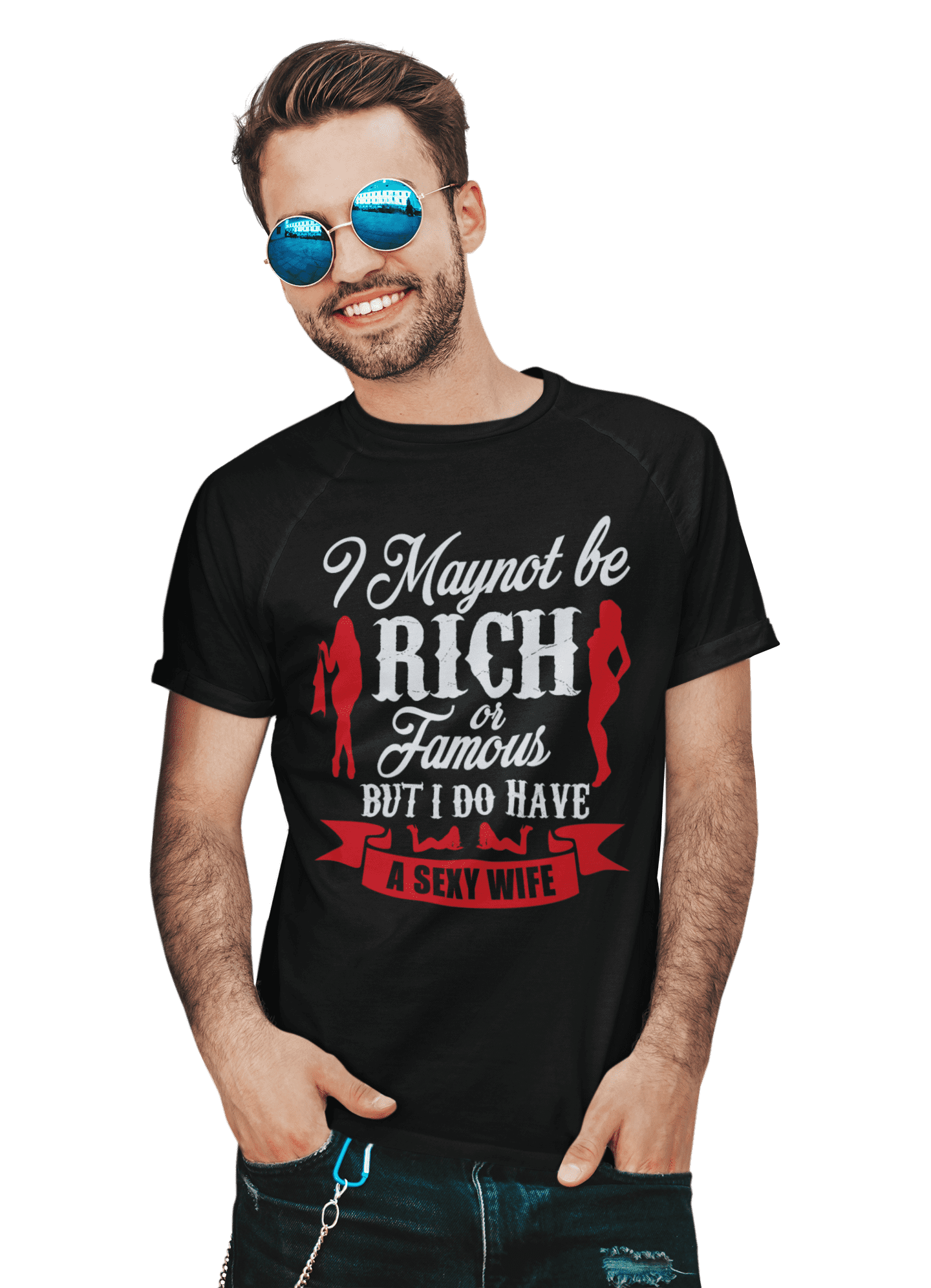 kaos I'm not rich but I have sexy wife