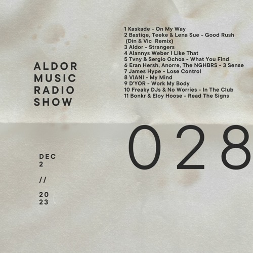  Aldor - Aldor Music Radio Show 086 (2025-01-24) 