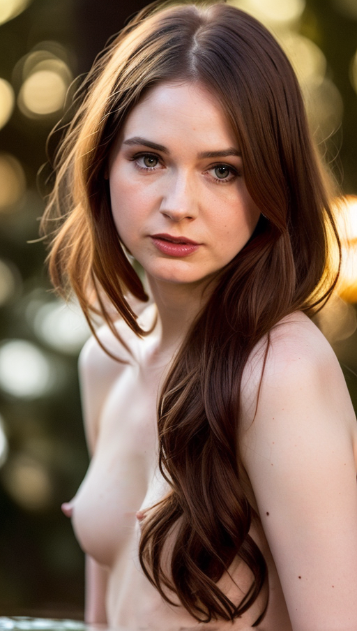 Karen Gillan Nude AI Generated Photo