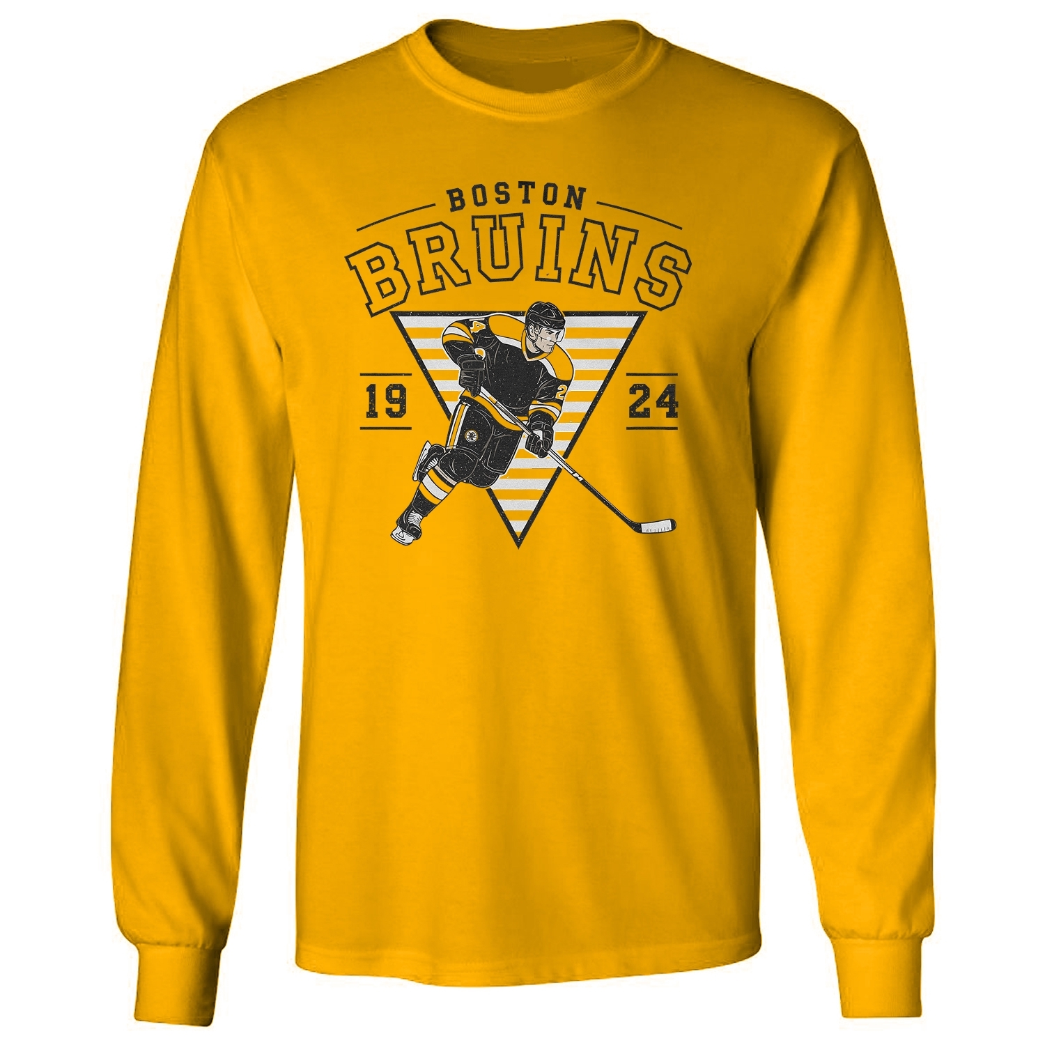 City Inspired Skater Graphic Hockey Tribute Long Sleeve T-Shirt