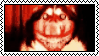 A smile dog stamp.