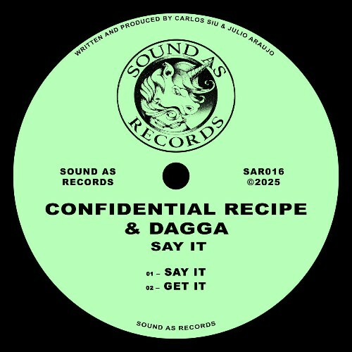  Confidential Recipe, Dagga - Say It (2025) 
