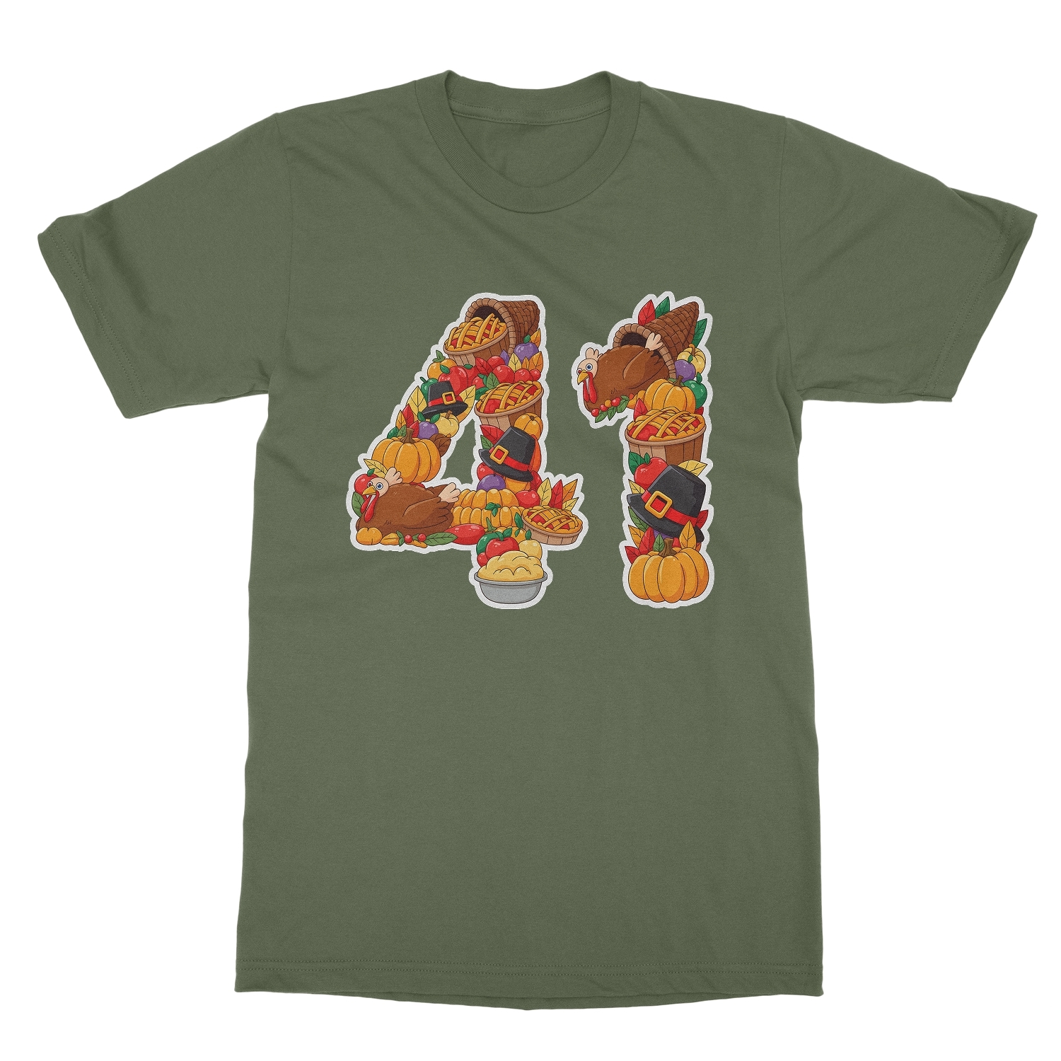 Funny 41 Meme Gen Alpha Six Seven Slang Thanksgiving Unisex T-Shirt