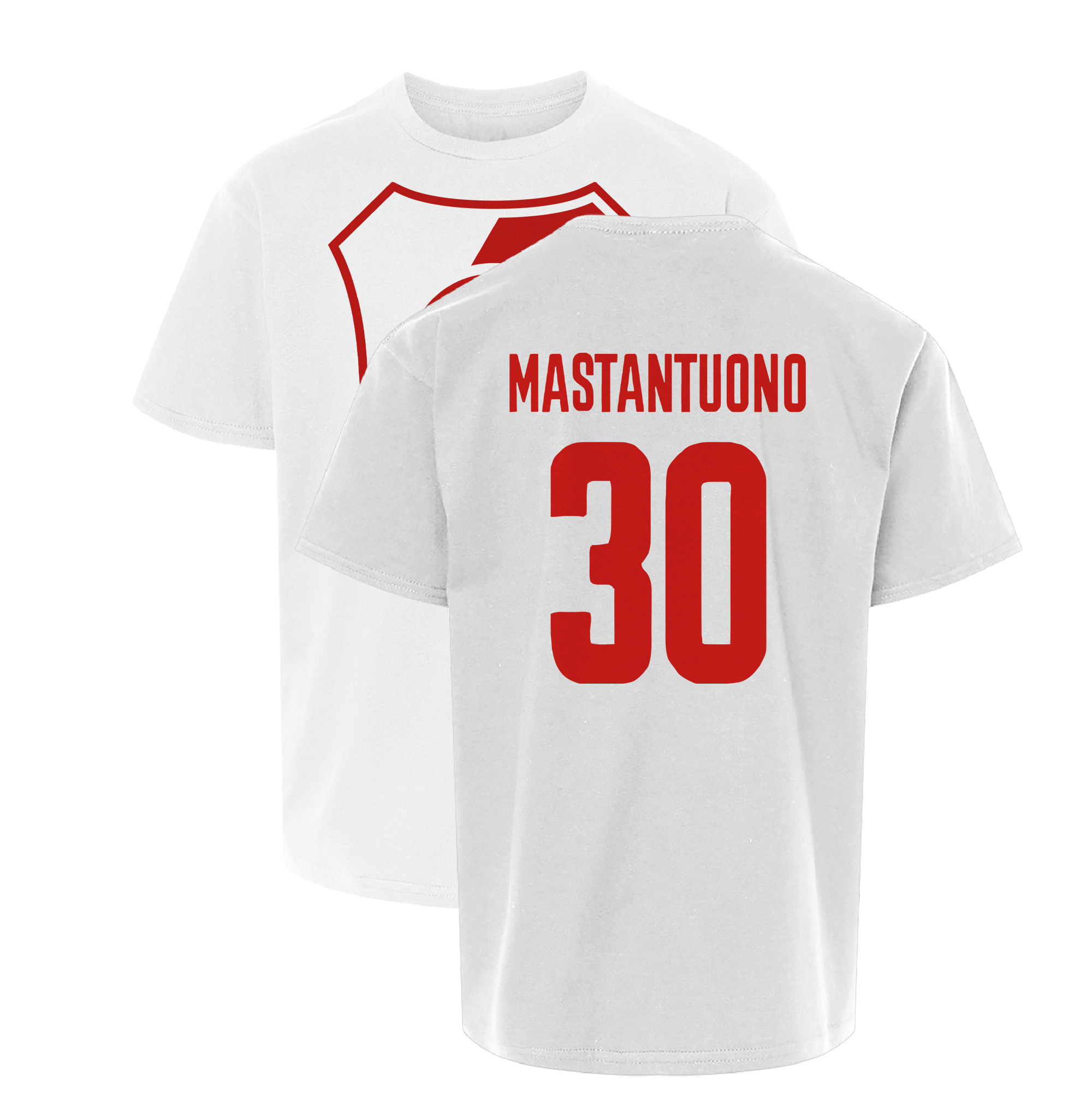 Argentina Soccer Star Player - Mastantuono 30 Jersey Youth Unisex T-shirt - Picture 7 of 8