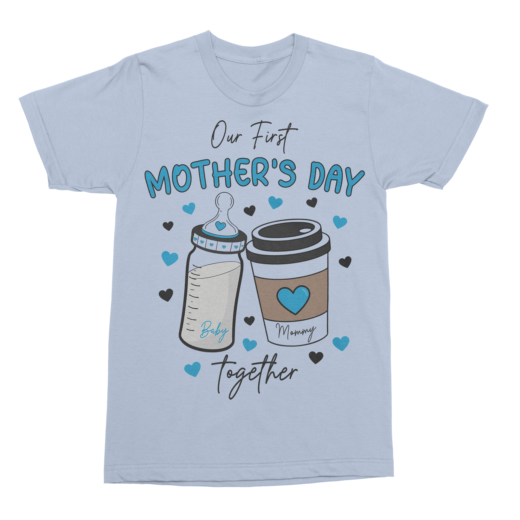 Our First Mothers Day Together – Matching Outfit Milk and Coffee Tee Bodysuit