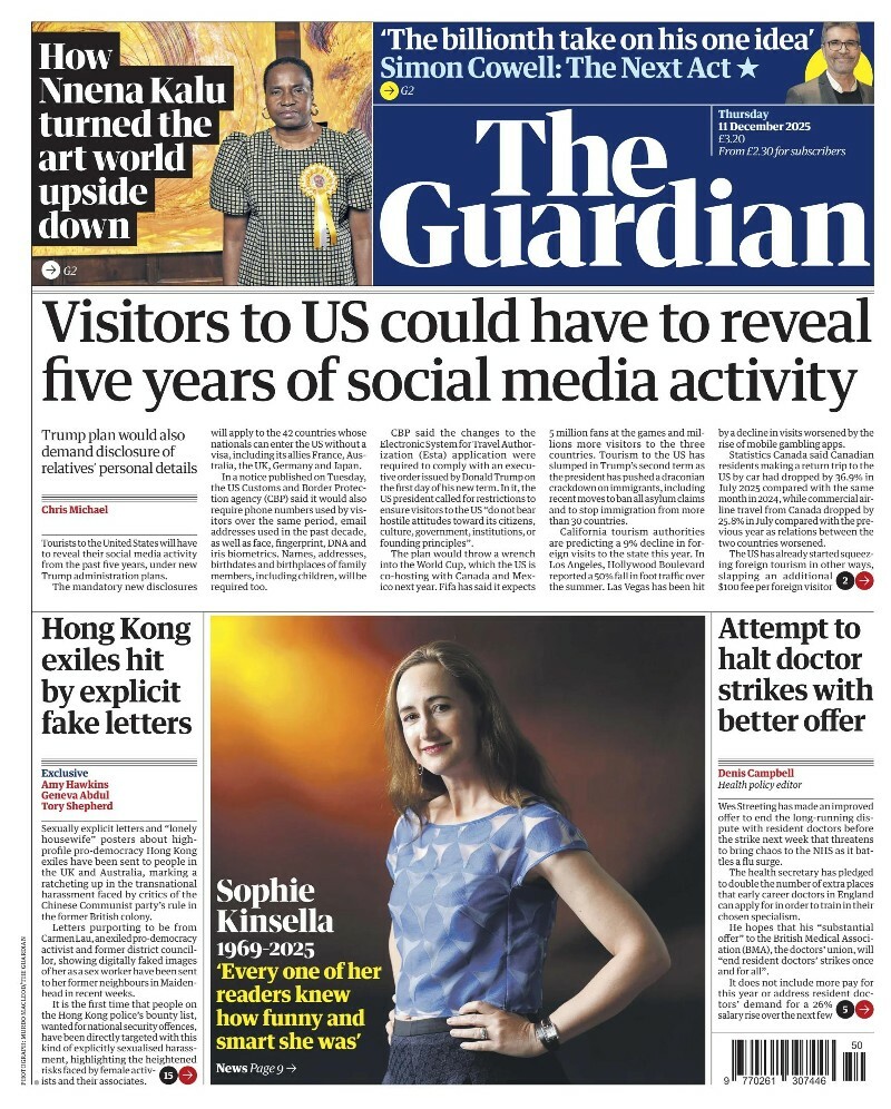 The Guardian 11 December (2025) The Guardian 11 December (2025)