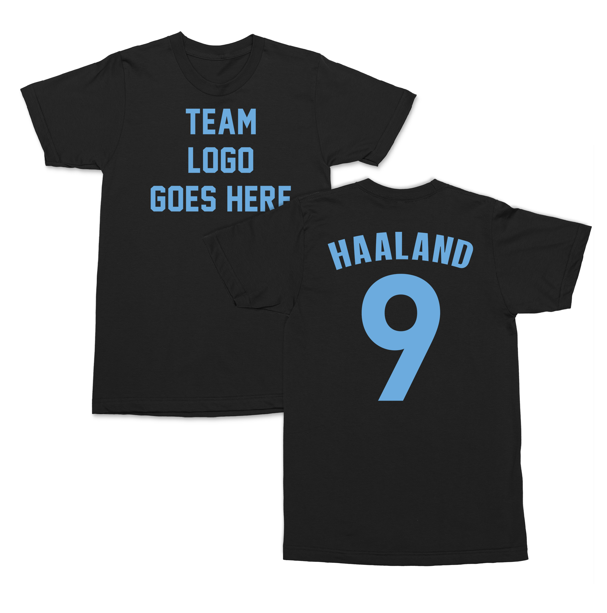 Haaland-Inspired 9 Jersey Style – Manchester Tribute Unisex T-Shirt