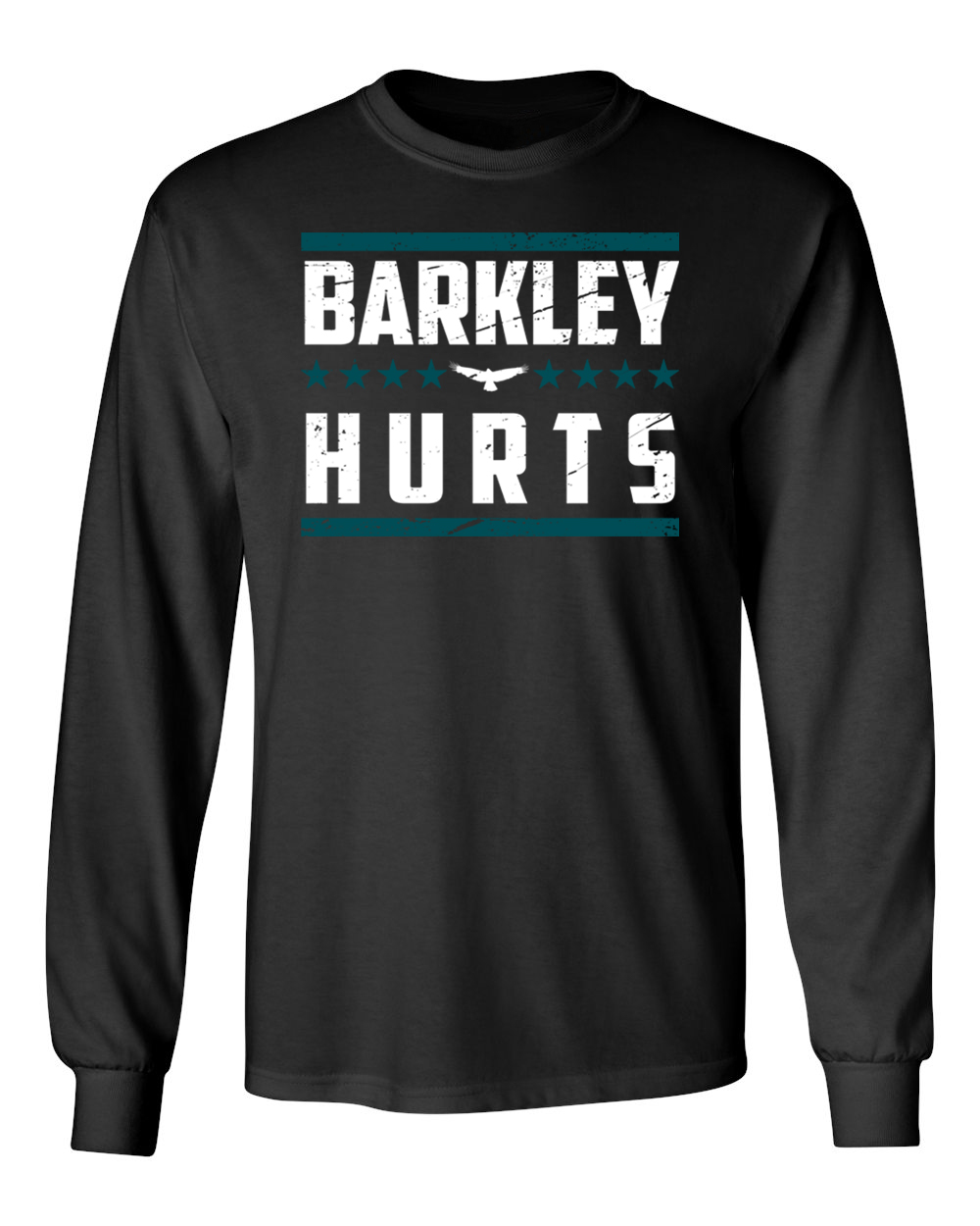 Barkley Hurts Fly Philadelphia Eagles Football Stars Long Sleeve Tshirt