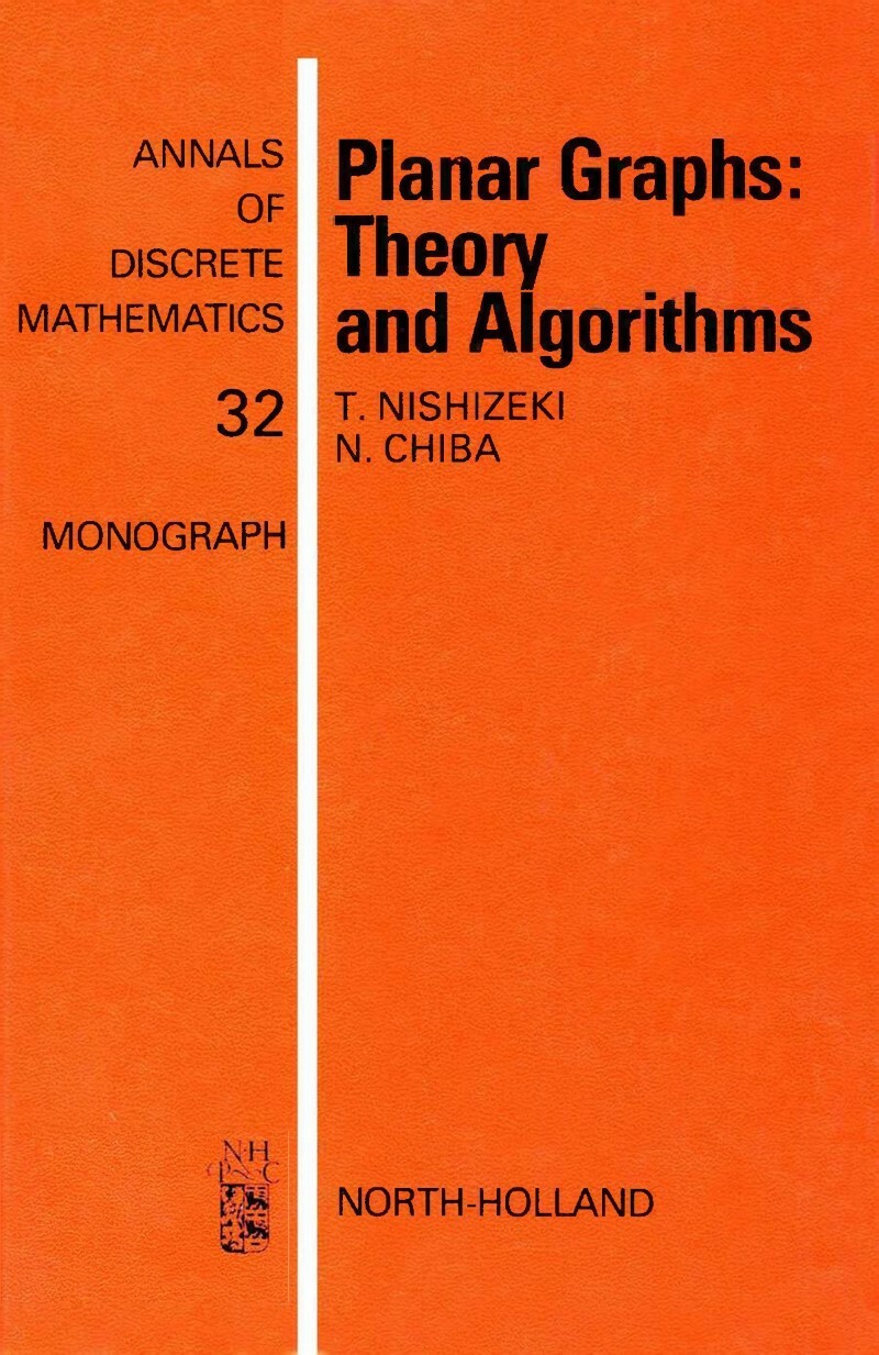 Chiba N Planar Graphs Theory And Algorithms (1988) (T. Nishizeki)