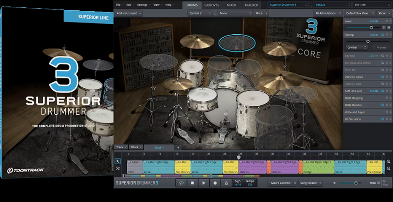 Toontrack Superior Drummer V3.4.3 MacOS – (625 MB) Toontrack Superior Drummer V3.4.3 MacOS – (625 MB)