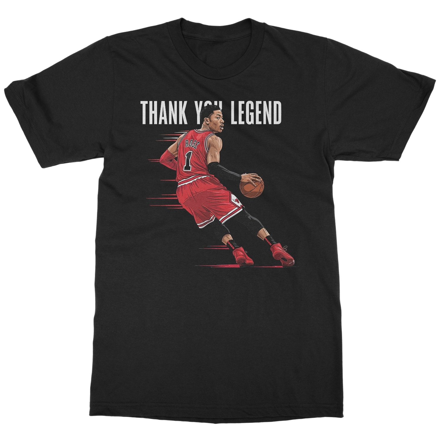 Thank You Legend Derrick Rose 1 Chicago Fans Tribute Unisex T-Shirt
