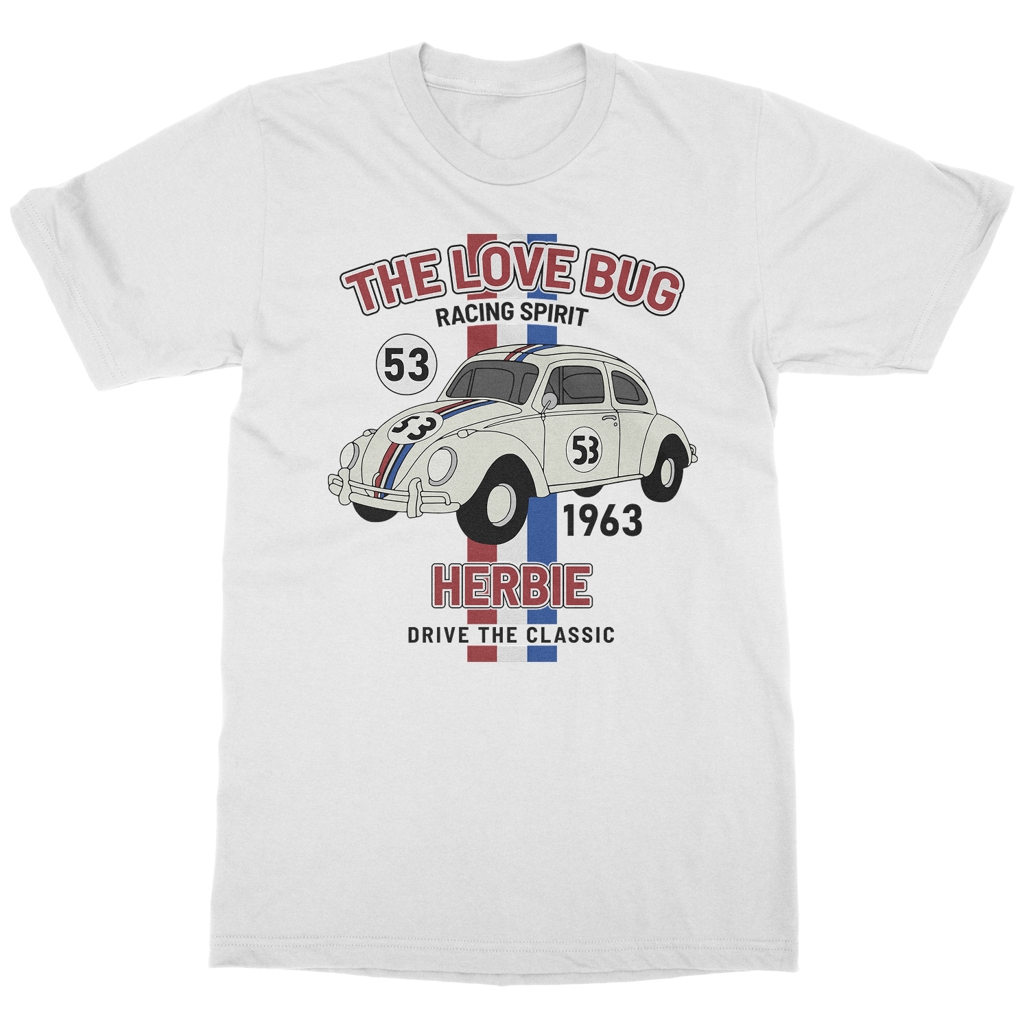 Herbie Classic Car – The Love Bug tribute Racing Unisex T-Shirt